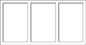 PVC window model 3