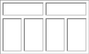 PVC window model 12