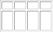 PVC window model 14