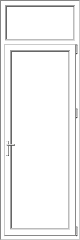 Mixed PVC pane model 150