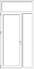 Mixed PVC pane model 153