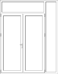 Mixed PVC pane model 161
