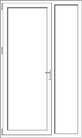 Mixed PVC pane model 165