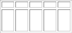PVC window model 18