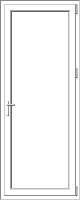 PVC door model 50