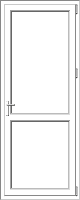 PVC door model 51