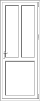 PVC door model 52