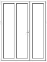 PVC door model 59